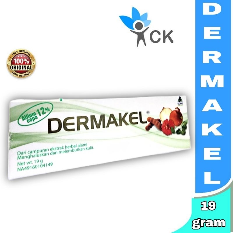Jual DERMAKEL BOX TUBE 19 GR gel penghilang bekas luka | Shopee Indonesia