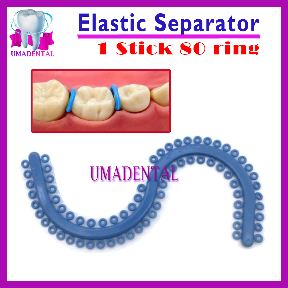 Jual Dental elastic separator molar band ortho orthodontic elastik