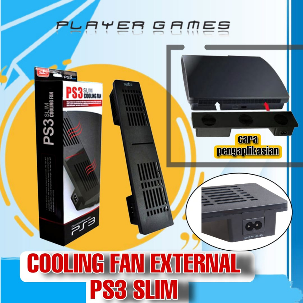 Ps3 slim store external cooling fan