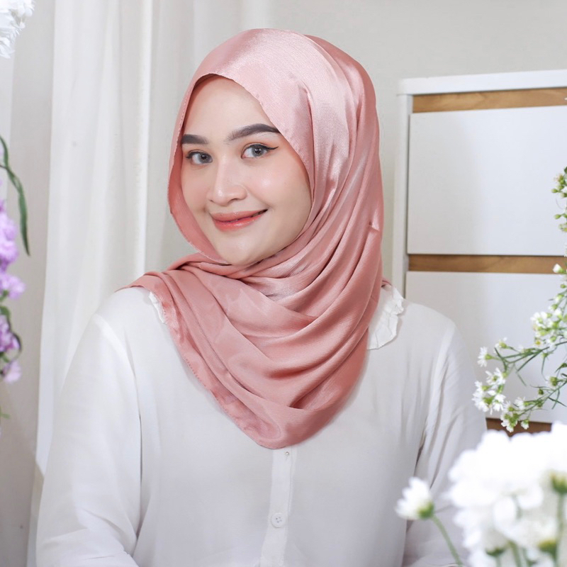 Jual 45 WARNA Pashmina Shimmer Silk Cardenza Textured Malay Cradenza