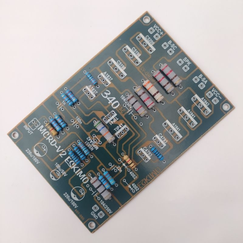 Jual Pcb Driver Power Amplifier Mcrd V Eskimo Plus Resistor Shopee Indonesia