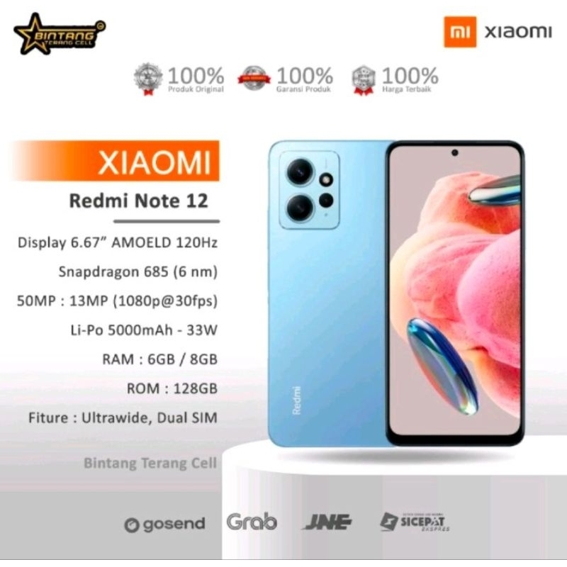 Jual Xiaomi Redmi Note 12 4G Terlengkap & Harga Terbaru Oktober 2026 ...