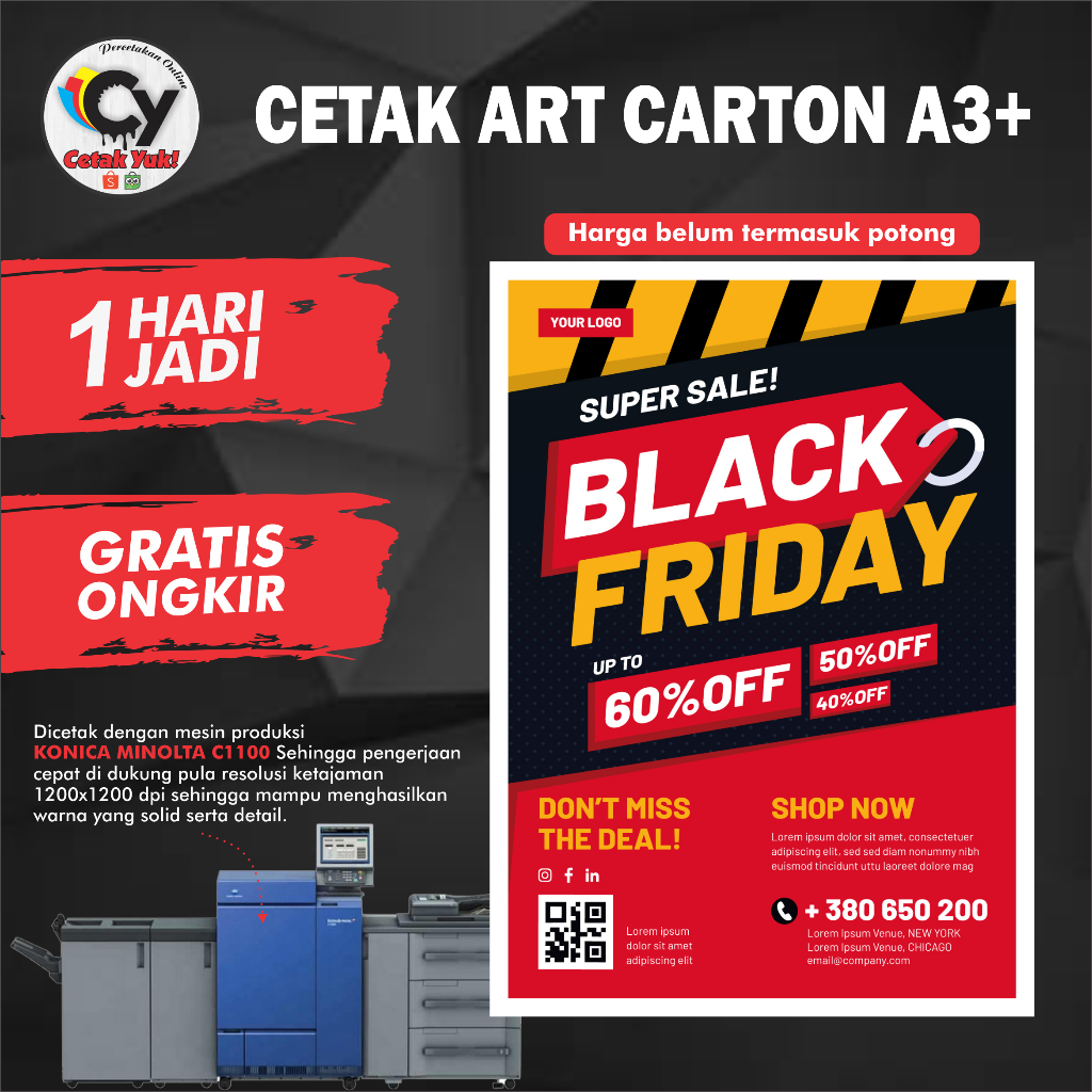 Jual Cetak Art Carton | PRINT ART CARTON | CETAK A3+ | Art Carton 230 ...