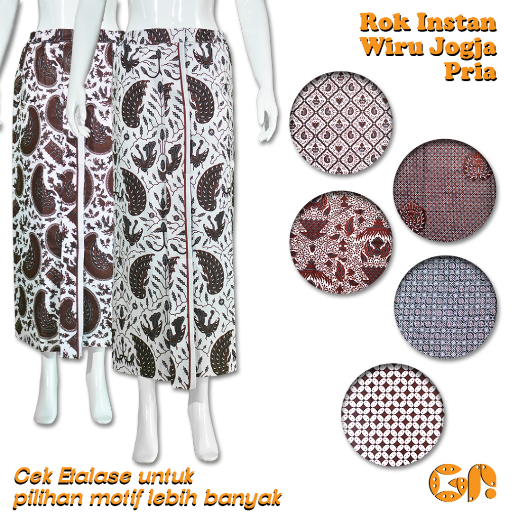 Jual Rok Jarik Wiru Jogja Pria Dewasa Rok Instan Pakaian Adat Jawa ...