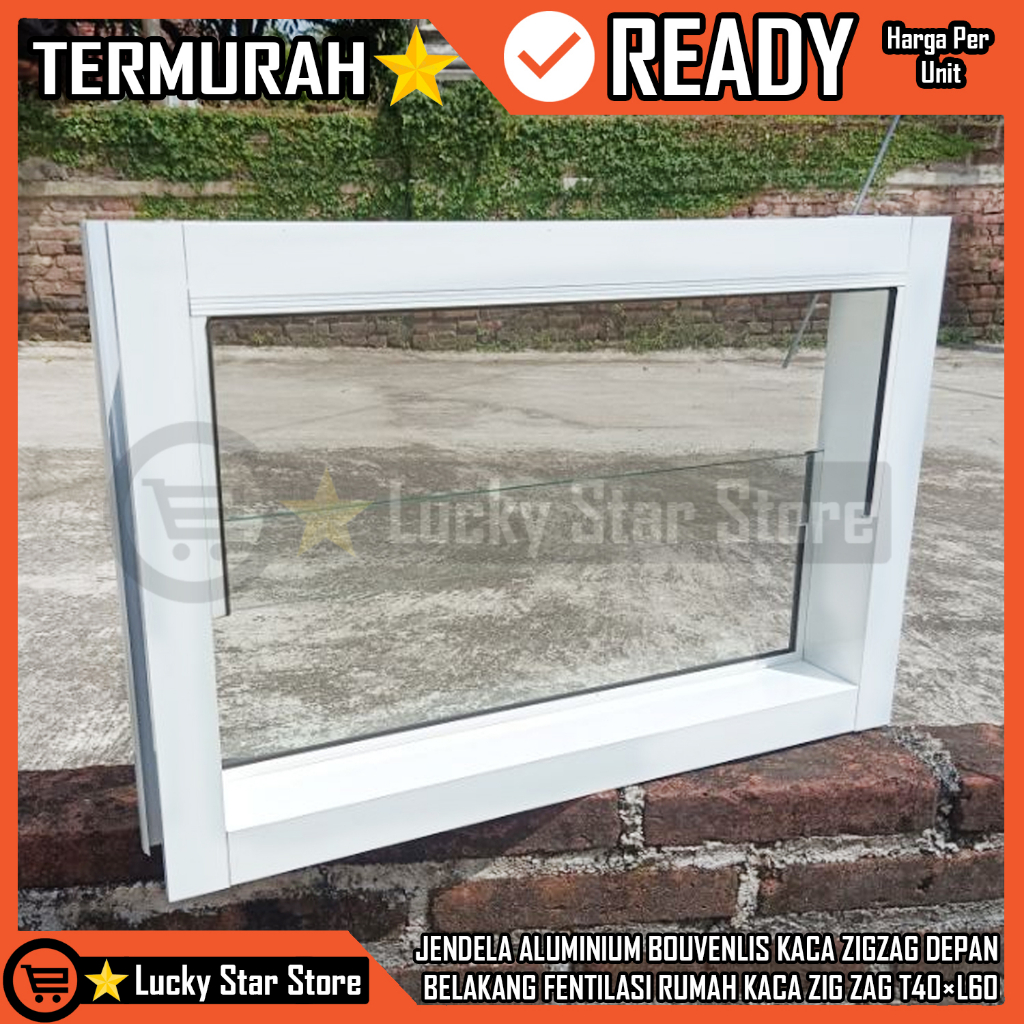 Jual JENDELA BOVEN ALUMINIUM BOUVENLIS KACA ZIGZAG DEPAN BELAKANG ...