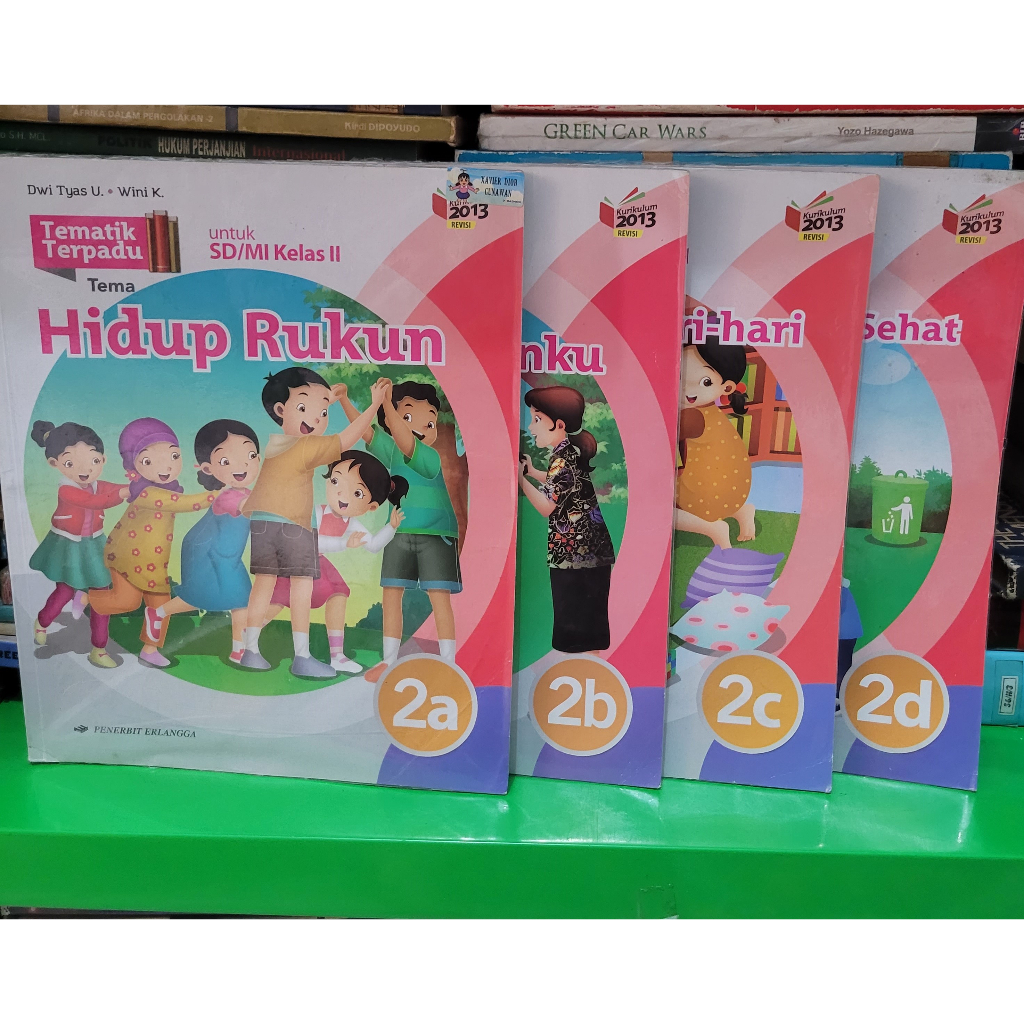 Jual BUKU BEKAS TEMATIK TERPADU KELAS 2 SD ERLANGGA KURIKULUM REVISI ...