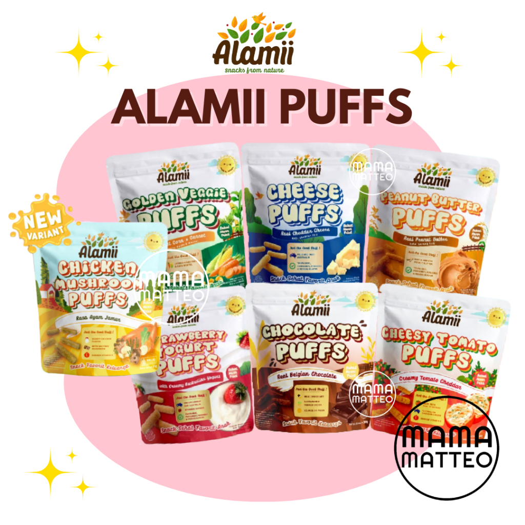 Jual ALAMII PUFFS Snack Bayi Anak / Baby Food Snack Kids / Cheese