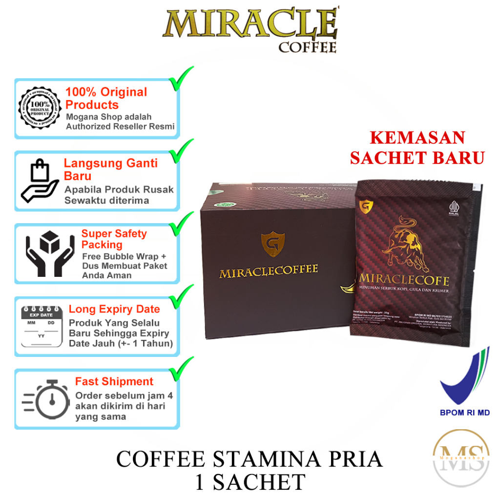 Jual Kopi Miracle Gold Kopi Mirakel Miracle Coffee Energy Stamina