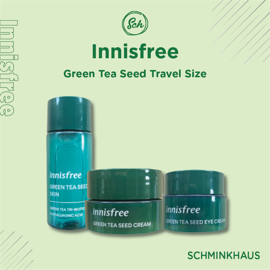 Jual INNISFREE Green Tea Seed Travel Size ( Skin 15ml / Cream 10ml