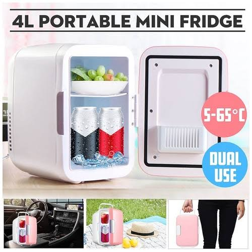 Jual Mini Car Refrigerator Cooler & Warmer Kulkas Mobil Mini Portable