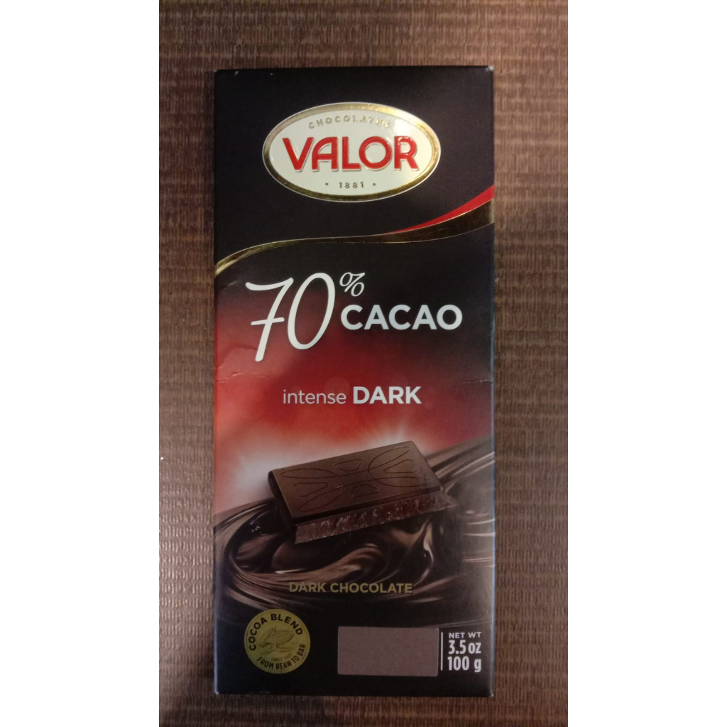 Jual Valor 70% Cacao Intense Dark 100g | Shopee Indonesia