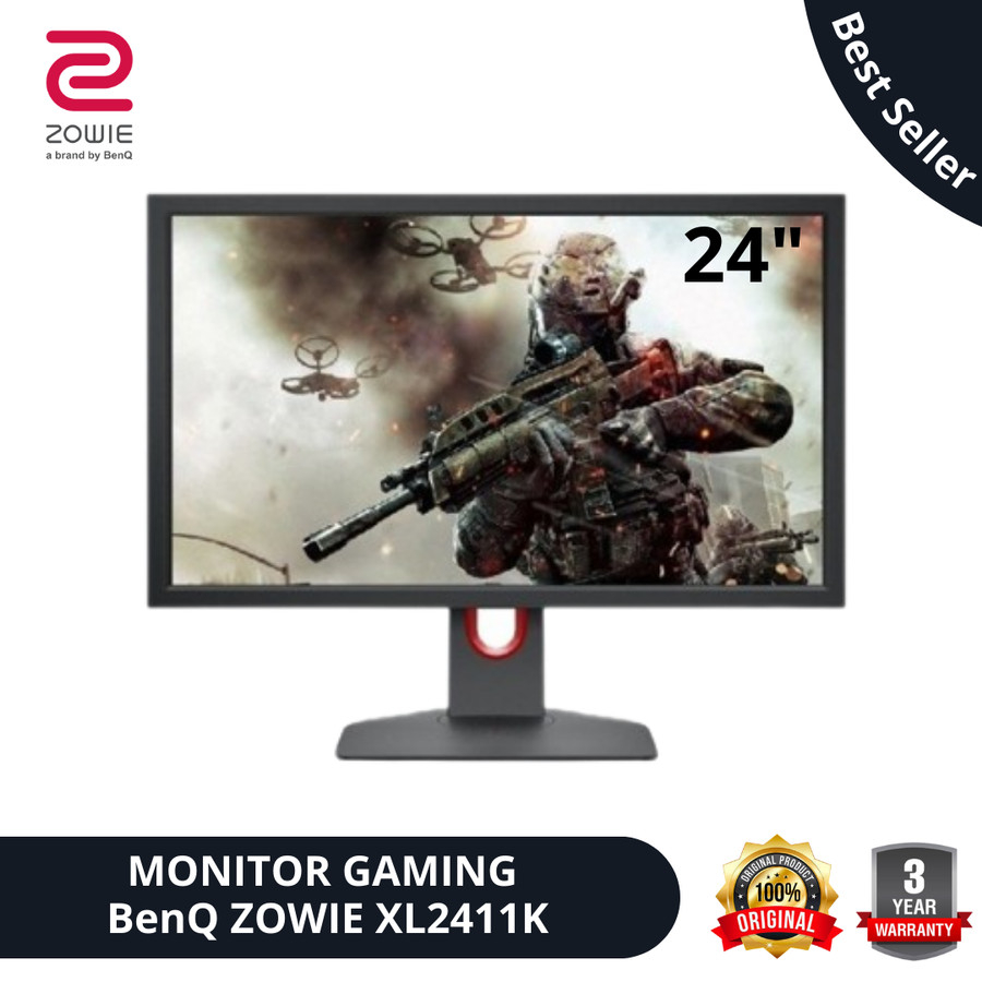 Jual Monitor Gaming BenQ ZOWIE XL2411K 24 inch 144Hz 1ms Dynamic Accuracy Shopee Indonesia