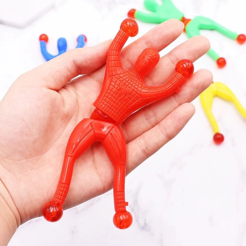 Jual Mainan sticky man tempel kaca spiderman climbing wall sticky man ...