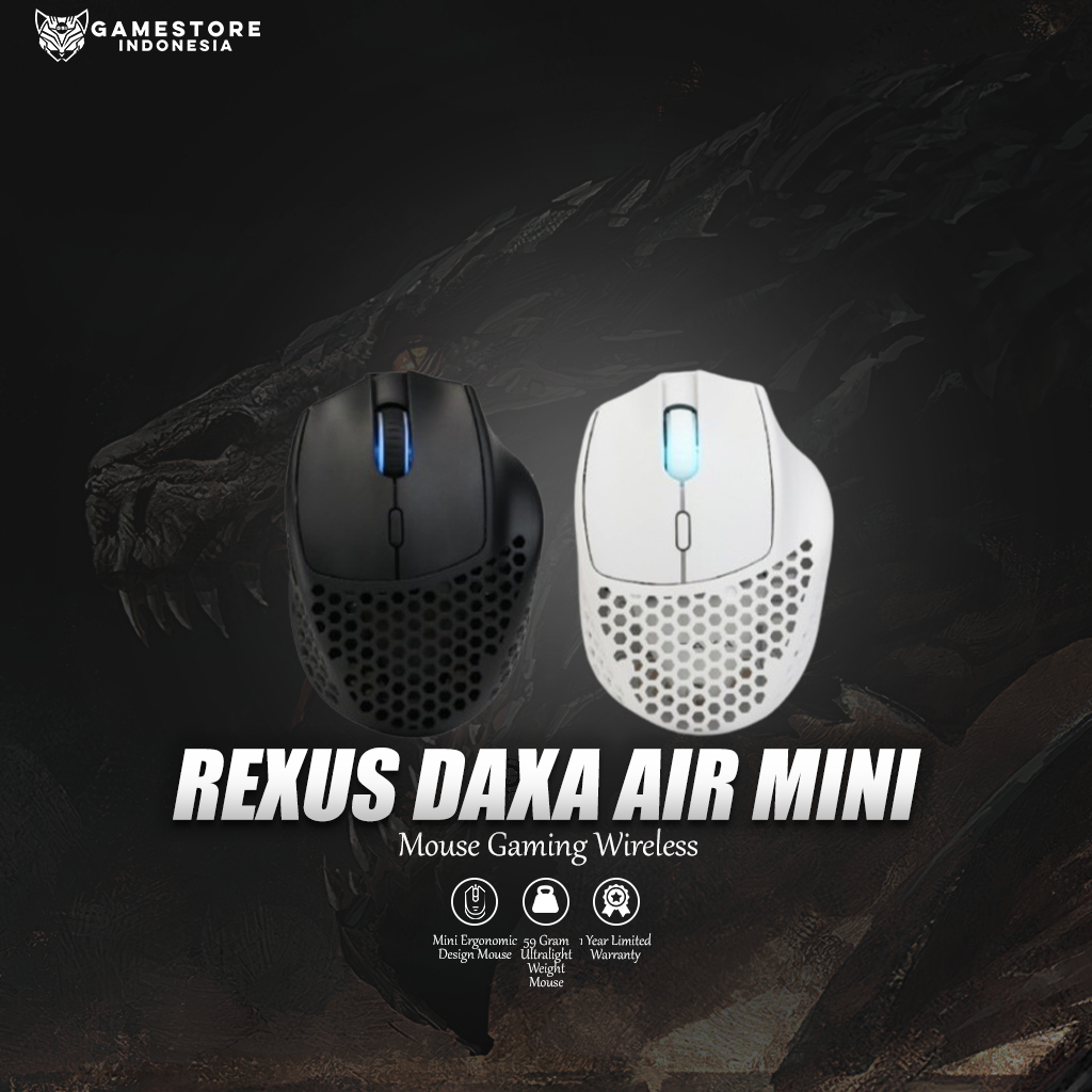 Jual Rexus Daxa Air Mini Wireless Gaming Mouse Shopee Indonesia