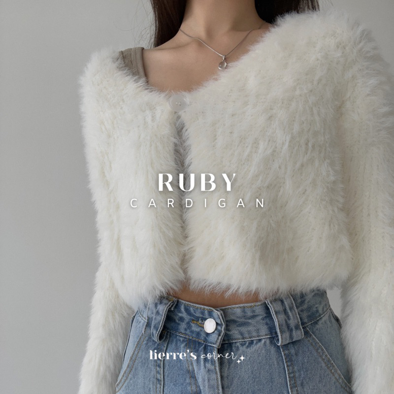 bibiy LUCIA FUR CARDIGAN スカラップ ファーコート 【公式通販】