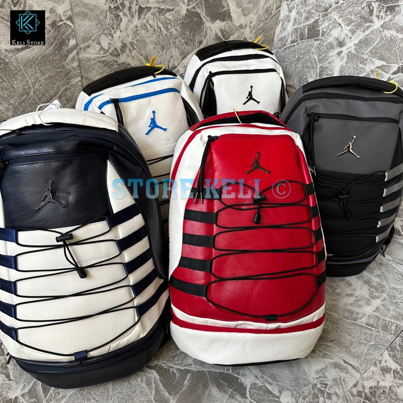 Jual Ransel Jordan Retro 10 Leather Backpack Kulit Ransel