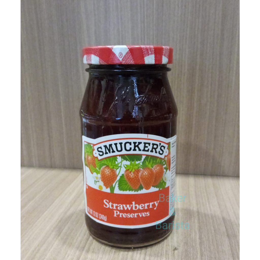 Jual Selai Smuckers Strawberry 340g /selai stroberi Preserves | Shopee ...