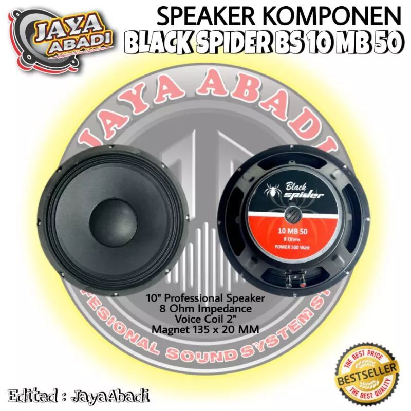 Jual Speaker Komponen Black Spider Type Mb Original Shopee