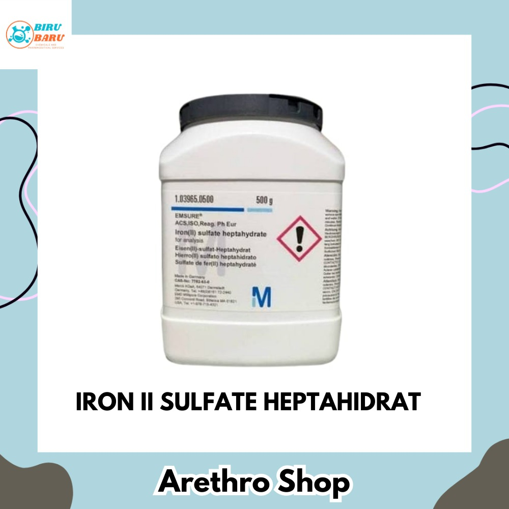 Jual Iron Ii Sulfate Heptahydrate Feso4 • 7h2o Pro Analisa 10 Gram Merck Best Seller 7377