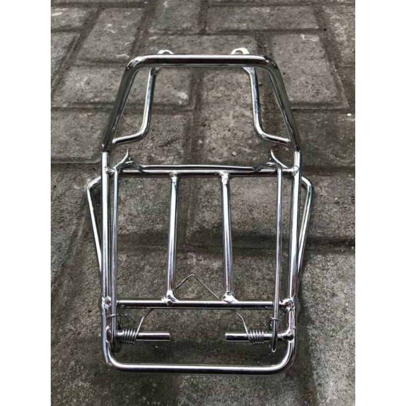 Jual RAK JEPIT KRANJANG KERANJANG DEPAN HONDA WIN CHROME TEBAL PRESISI ...