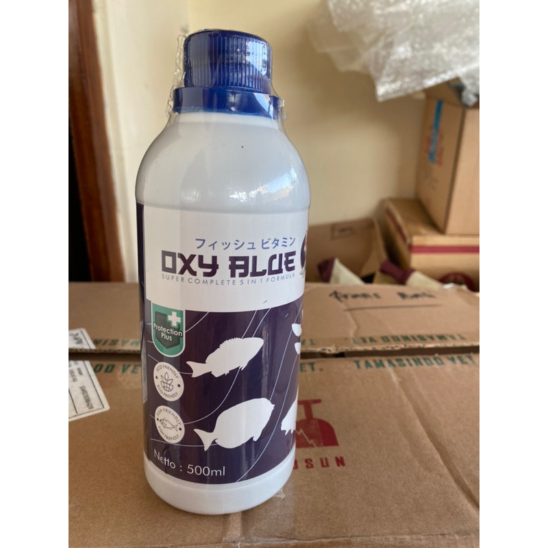 Jual OXY BLUE Methylen Blue Anti White Spot Jamur Dan Infeksi Ikan Hias