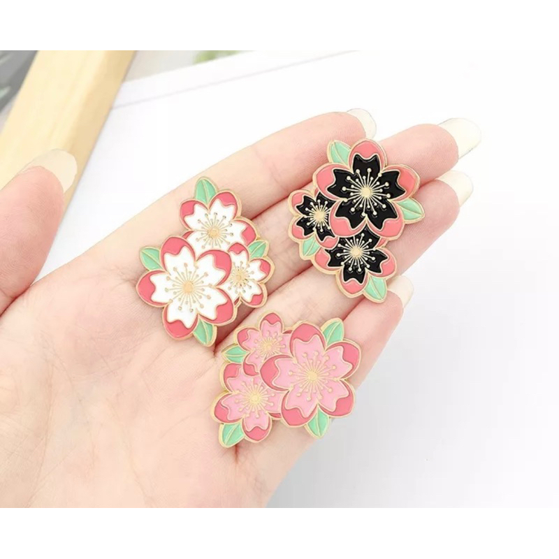 Jual Cherry Blossom/Sakura Pin Bros Triple Cantik | Shopee Indonesia