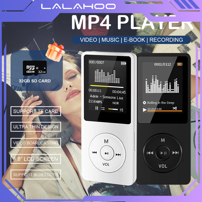 Jual ⚡Bisa Bluetooth+Free 32GB Card⚡Mp3/Mp4 Player HiFi DAP Portable
