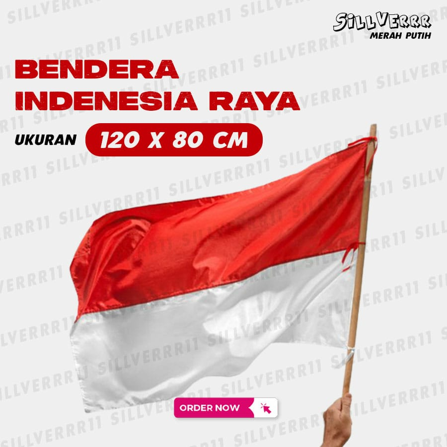 Jual Bendera Merah Putih Termurah Ukuran 120x80 Cm Bendera Kain Ri Indonesia Shopee Indonesia 