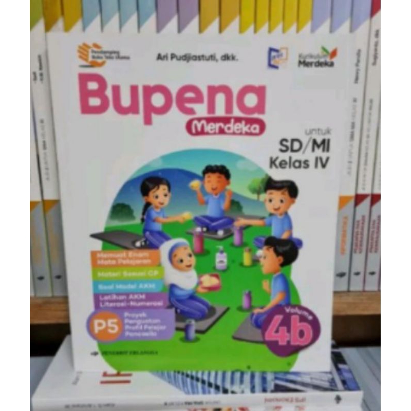 Jual BUPENA MERDEKA SD/MI KELAS 4B ERLANGGA | Shopee Indonesia