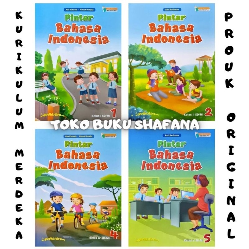 Jual Buku Pintar Bahasa Indonesia Kelas 1 2 4 5 SD/MI Yudhistira ...