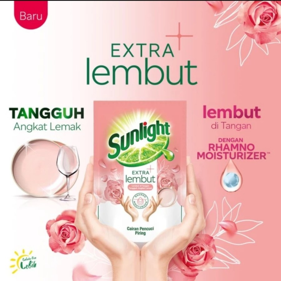 Jual Sunlight Extra Lembut 650 Ml / Sabun Cuci Piring Extra Lembut 650 ...