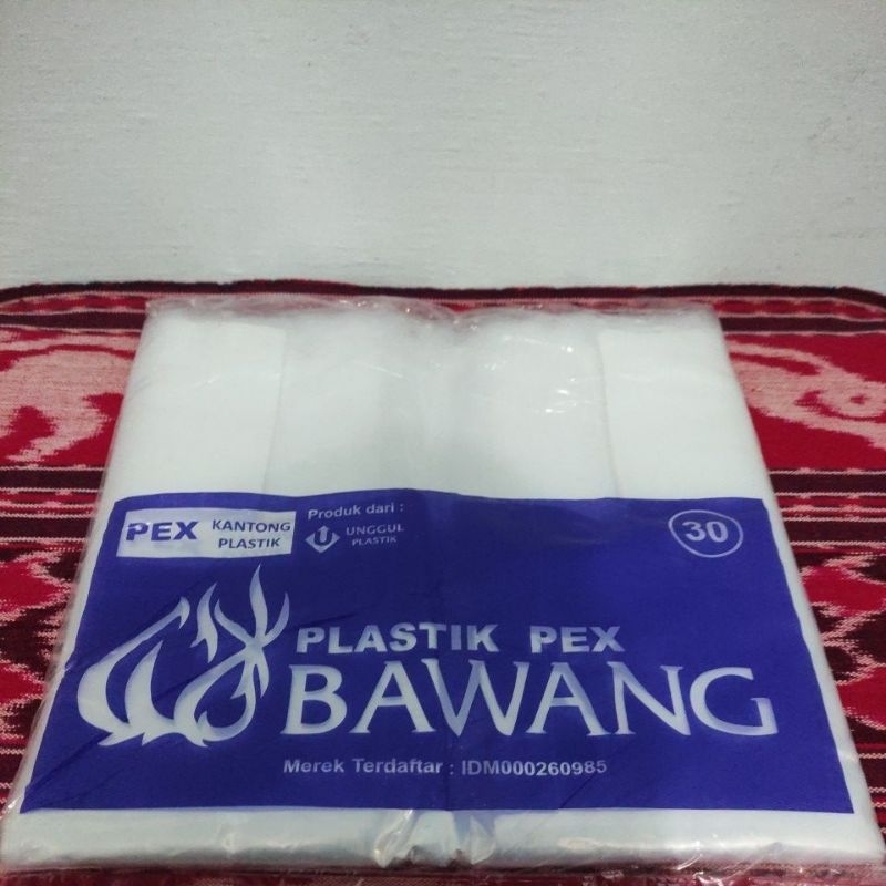 Jual Kresek Bening Pe Pex U 30 Bawang Kantong Plastik Bening Shopee Indonesia 2176