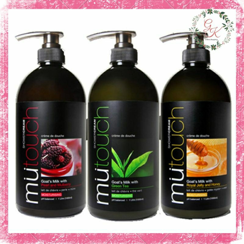 Jual MUTOUCH GOATS MILK SHOWER CREAM 1000 ML ||sabun cair|| | Shopee ...