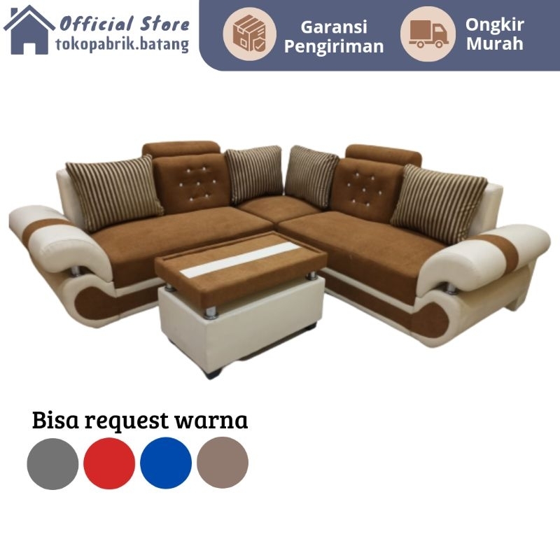 Jual Sofa L Sudut Minimalis Sopa Ruang Tamu Murah Sofa Sudut Modern