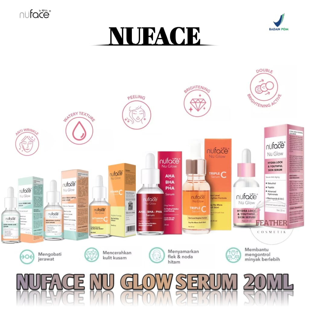 Jual NUFACE Nu Glow Serum Series 20ml | Shopee Indonesia