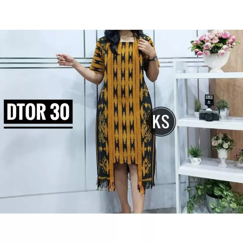 Jual DRESS TENUN RUMBAI KUTU BARU, BAJU TENUN WANITA | Shopee Indonesia