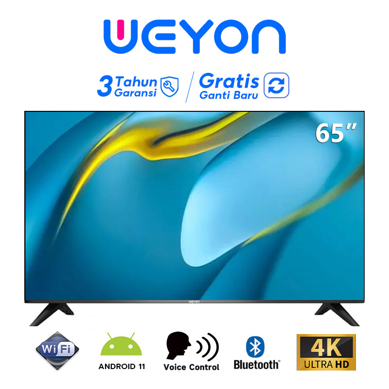 Jual Weyon Smart Tv Inch Tv Digital Android K Uhd Televisi Pengontrolan Audio