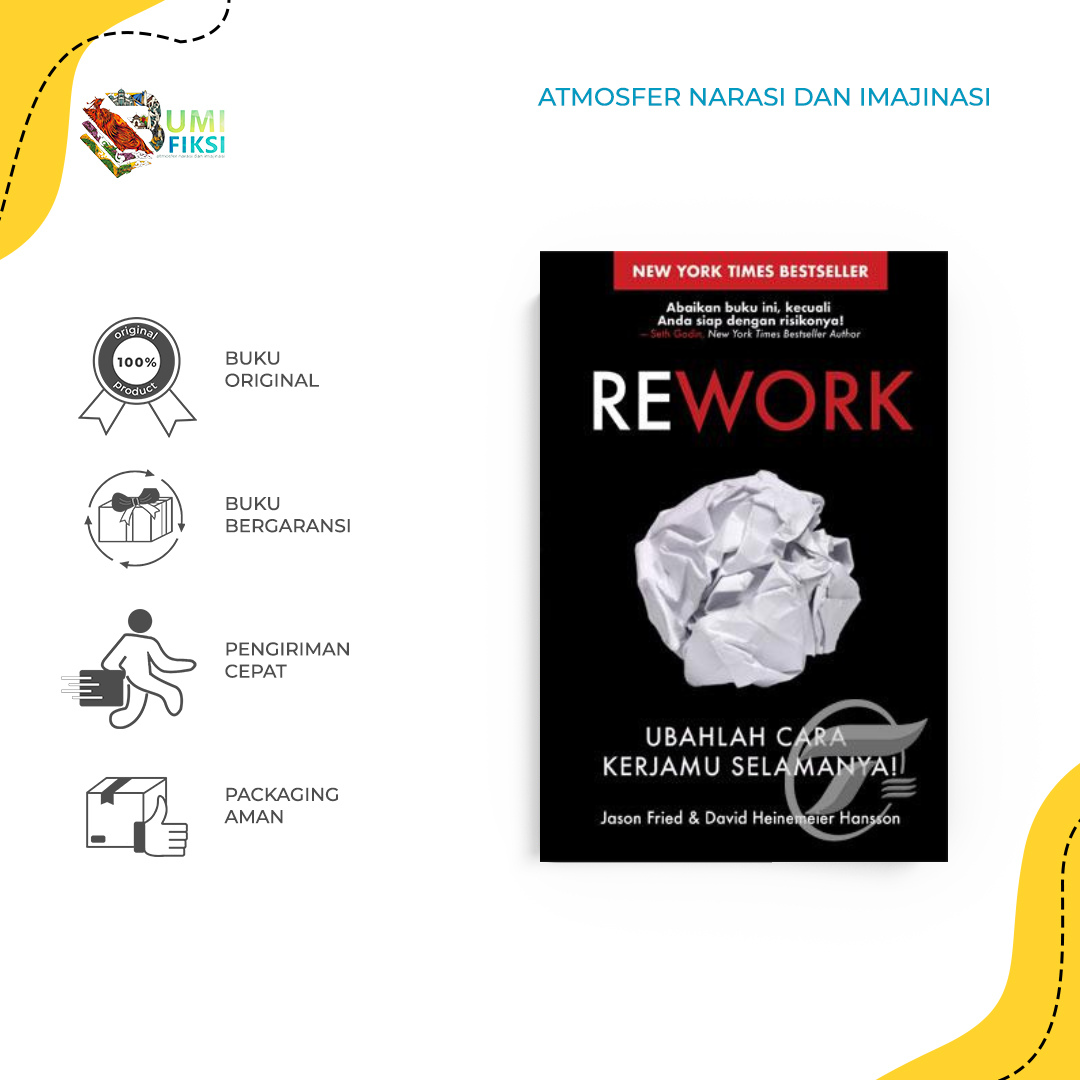 Jual Buku Motivasi Rework - Jason Fried - Renebook - Bumifiksi | Shopee ...