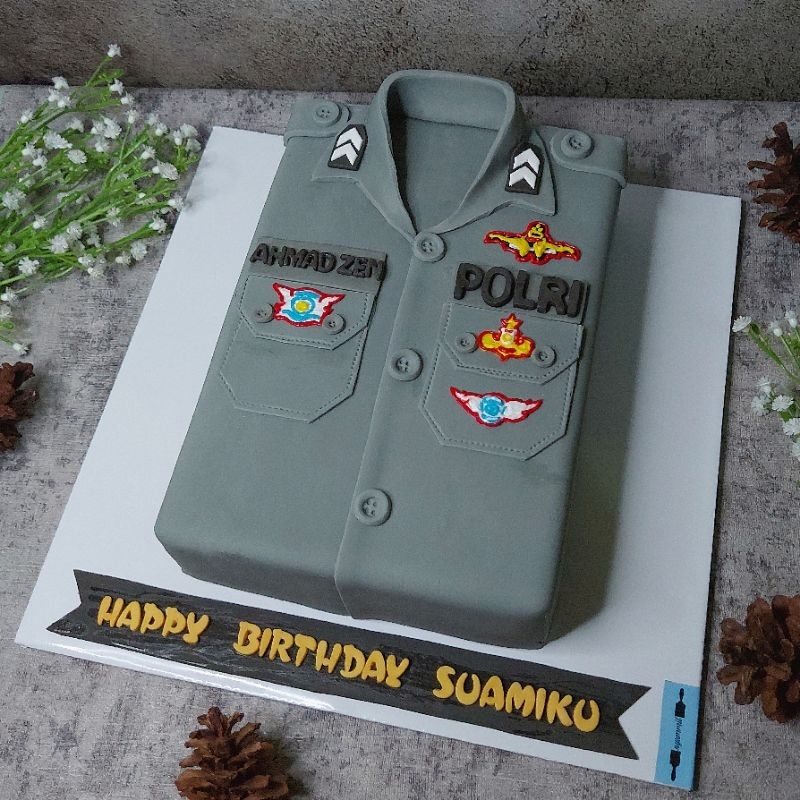 Jual Kue Ulang Tahun Seragam / Kue Ulang Tahun Fondant / Kue Ulang