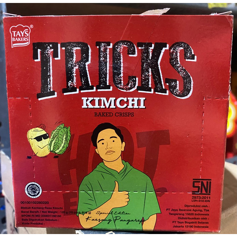 Jual Tricks snack biskuit kentang panggang 1 box 10 pcs | Shopee Indonesia