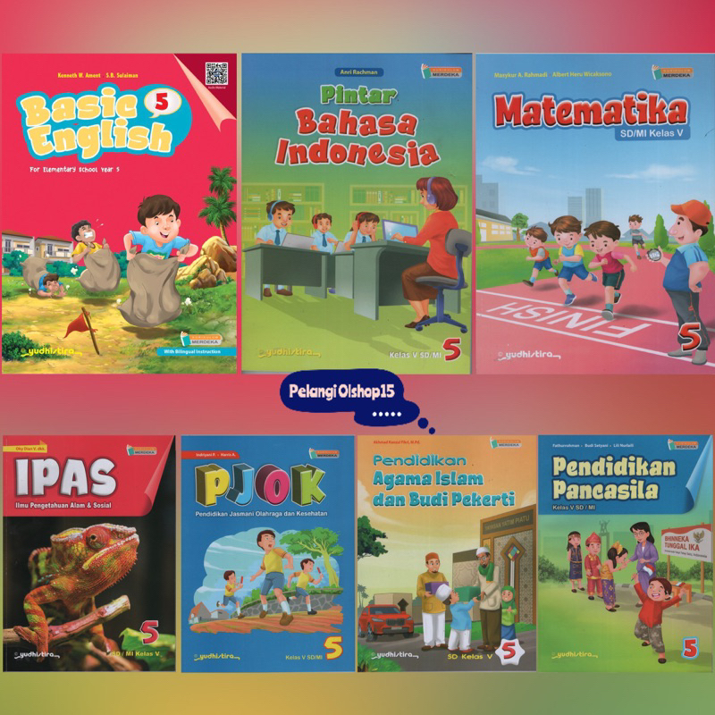 Jual BUKU PAKET KURIKULUM MERDEKA SD/MI KELAS 5 YUDHISTIRA | Shopee ...