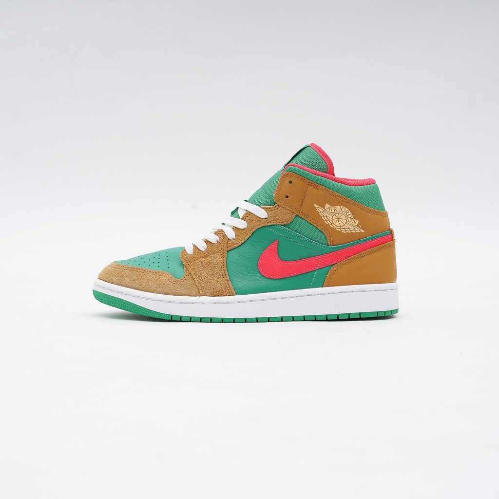 Jual AIR JORDAN 1 MID WHEAT AND WATERMELON | Shopee Indonesia
