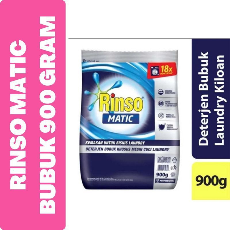 Jual Rinso matic bubuk 900 gr | Shopee Indonesia