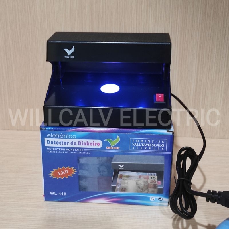 Jual Lampu deteksi uang / money detector led 4W Wing lock WL-118 ...