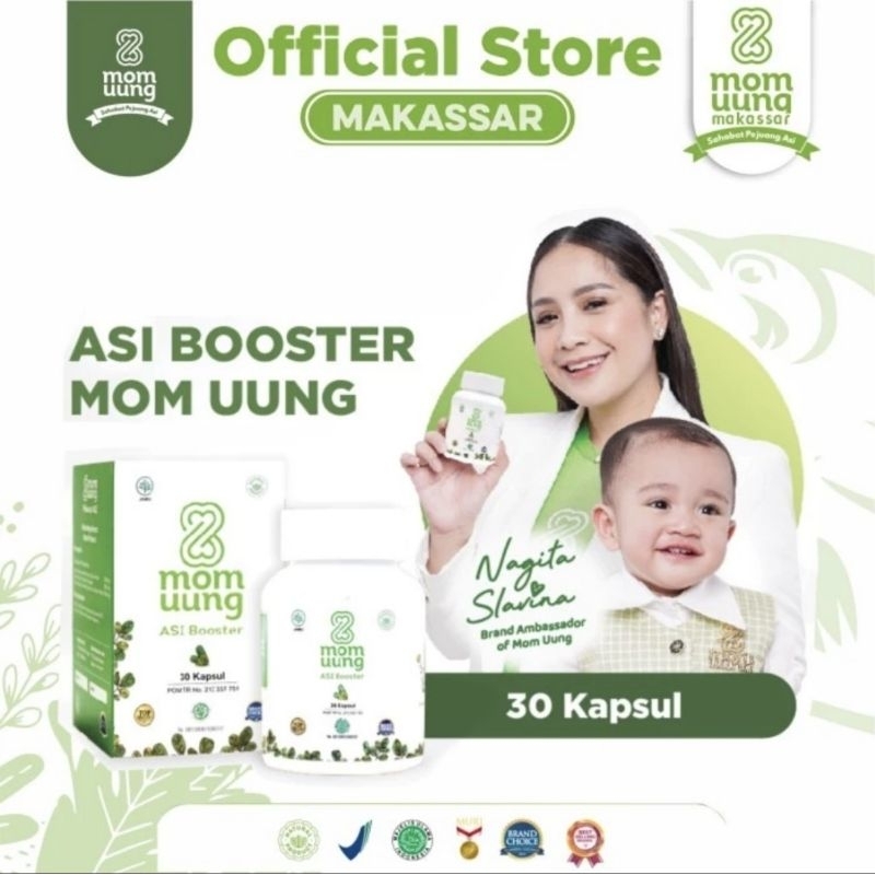 Jual Asi Booster Mom Uung / Pelancar Asi Mom Uung isi 30 Kapsul