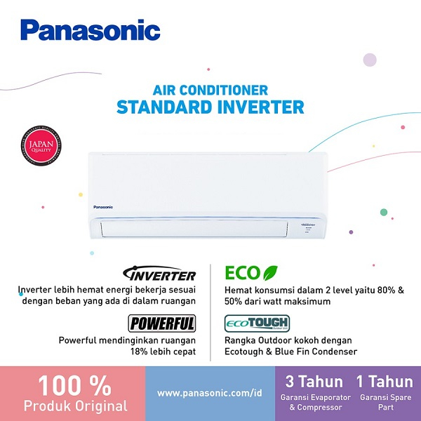 jual ac panasonic inverter 1 pk