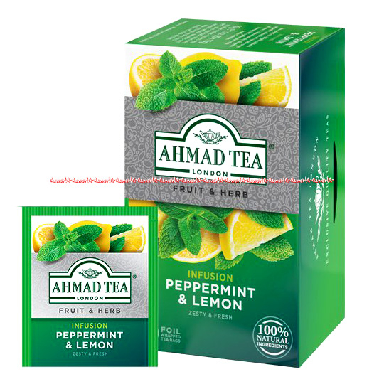 Jual Ahmad Tea Peppermint Lemon 20pcs Relax Teh Daun Mint Jeruk ...