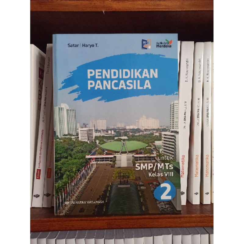 Jual BUKU PPKN PKN PENDIDIKAN PANCASILA KELAS 2 8 VIII SMP ERLANGGA ...