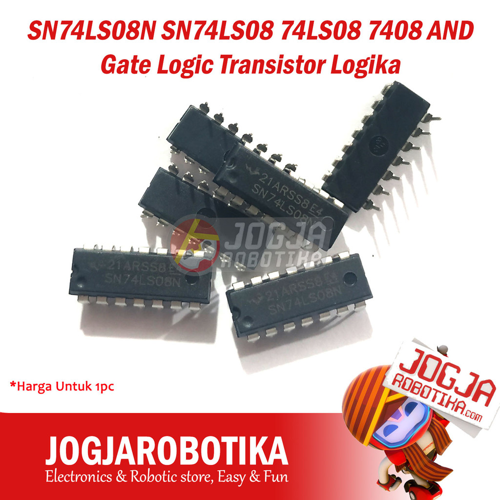 Jual Sn74ls08n Sn74ls08 74ls08 7408 And Gate Logic Transistor Logika