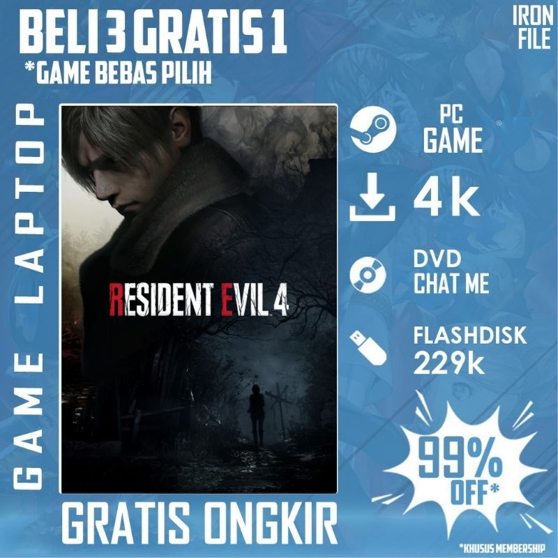 Jual RESIDENT EVIL 4 REMAKE - RE 4 REMAKE - GAME PC | Shopee Indonesia